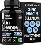 Anti Acne Supplements Cystic Acne Treatment for Teens – Hormonal Acne Pills with Acne Vitamins for Men & Women – clear skin supplement: Vitamin A, Zinc, Niacin Oily Skin & Breakout Control - 60 Caps