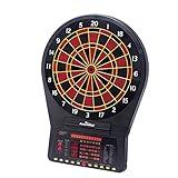 Arachnid Cricket Pro 800 Electronic Dartboard with Micro-Thin Segment Dividers for Reduced Bounce-Outs and NylonTough Segments for Improved Durability - Available with Optional Wood Dartboard Cabinet