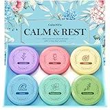 CalmNFiz 6 Pack Shower Steamers, Bath Bombs with Individually Wrapped, Variety Shower Tablets for Her, Birthday Presents for Men and Women Who Have Everything(6 Scents)