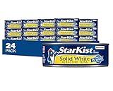 StarKist Solid White Albacore Tuna in Water, 5 oz (24 Pack) Canned Tuna Fish, Wild Caught, Gluten Free, Ready to Eat, Perfect for Salads, Keto Meals and Snacks, 26g Protein & 110 Calories Per Serving