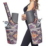 Ewedoos Yoga Mat Bag Yoga Bags with Large Size Pocket and Zipper Pocket, Fit Most Size Mats