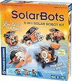 Thames & Kosmos SolarBots: 8-in-1 Solar Robot STEM Experiment Kit | Build 8 Cool Solar-Powered Robots in Minutes | No Batteries Required | Learn About Solar Energy & Technology | Solar Panel Included