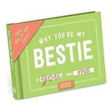 Knock Knock Why You're My Bestie Book Fill in the Love Fill-in-the-Blank Book Gift Journal, 4.5 x 3.25-Inches