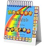 Thought-Spot I Know What to Do Flipbook: Emotions Chart for Kids; Autism Learning Materials; Feelings Chart to Identify Feelings and Make Positive Choices; Emotions Wheel; Calm Down Corner Supplies