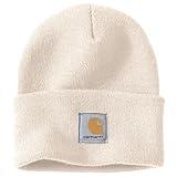 Carhartt Men's Knit Cuffed Beanie, Deep Winter White, One Size