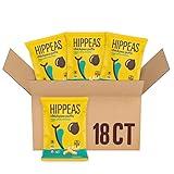 Hippeas Chickpea Puffs, Vegan White Cheddar, 0.8 Ounce (Pack of 18), 3g Protein, 2g Fiber, Vegan, Gluten-Free, Crunchy, Plant Protein Snacks