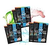 eFlow Nutrition ENRAGE Black Preworkout Sample Packs - Travel Packs - High Stim Energy, Pump, Strength, Endurance, Focus, Nootropic Formula - Sour Gummy Flavor (6 Packs)