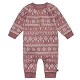 Modern Moments by Gerber Baby Girls' Henley Waffle-Knit Romper, Girl Fair Isle, 18 Months