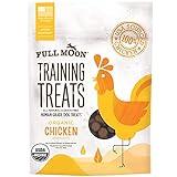 Full Moon USDA Organic Chicken Training Treats Healthy All Natural Dog Treats Human Grade 175 Treats 6 Ounce (Pack of 1)