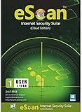 eScan Internet Security Suite with Cloud Security Total Antivirus software for PC Anti Ransomware unlimited protection | 1 Year 1 PC | Max security 2019