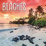 Carousel Calendars, Beaches 2026 Mini Wall Calendar, 7'' X 7'', 16-Month Calendar with Stapled Binding