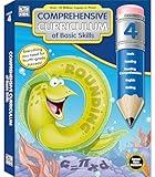 Thinking Kids Comprehensive Curriculum of Basic Skills 4th Grade Workbooks All Subject for Ages 9-10, Math, Reading Comprehension, Grammar, Geometry and More, Grade 4 Workbooks (544 pgs)