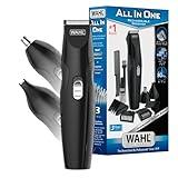 Wahl All-in-One Cordless Rechargeable Electric Ear/Nose, Detail, and Beard Trimmer for Men – Mustache, Ear & Nose Hair, and Light Detail Grooming - Model 9685-200