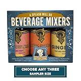 Portland Syrups - Sampler Pack - CHOOSE YOUR OWN FLAVORS - Premium Beverage Concentrates for Cocktails, Mocktails, Soda, Tea, Coffee, Baking and More - Organic Ingredients and 40% Less Sugar - Gift Set - Box of Three (3.4oz Bottles) - Drink Syrups/Mixers