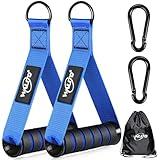WALITO Exercise Handles, Replacement Cable Machine Attachments for Home Gym Equipment, Pulley System, Pilates, Resistance Bands, Strength Trainer, Heavy Duty Working Out Handles Accessories
