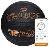 Spalding TF DNA Smart Basketball + 1 Yr App Subscription Bundle I Kids to Pro I All Surface Material