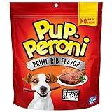 Pup-Peroni Prime Rib Flavor Dog Treats, Made with Real Steak, 22.5 Ounce Bag