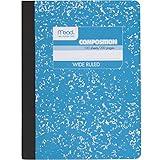 Mead Composition Notebook, Wide Ruled Paper, 7-1/2" x 9-3/4", 100 Sheets, Blue Marble (09918AY7)