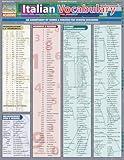 Italian Vocabulary QuickStudy Laminated Reference Guide (QuickStudy Academic)