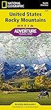 United States, Rocky Mountains Map (National Geographic Adventure Map, 3120)