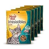 Meow Mix Irresistibles Soft Cat Treats, Salmon, 3 Ounce (Pack of 5)