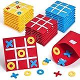 JoyCat Tic Tac Toe Strategic Board Game for Kids and Family,Birthday Party Favors,Classic Educational Toys for Goodie Bag Stuffers,Gifts for Students with Envelope,Easy to Store(Bulk Pack of 30)