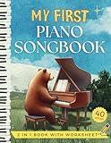 My First Piano Songbook - Easy Sheet Music for Kids and Beginners: Letter Name in Big Notehead, Fingering, Hand Position Chart, Music Theory ... Songs and Nursery Rhymes Anyone Can Play