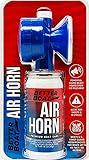 Air Horn Can for Boating & Safety Very Loud Canned Boat Accessories Hand Held Fog Mini Marine Air Horn for Boat Can and Blow Horn or Small Compressed Horn Refills 1.4oz