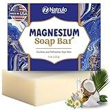 Dead Sea Magnesium Soap Bar – Deep Cleansing, Moisturizing Body Soap for Dry Itchy and All Skin Types – Shower Soap Soothes Muscles and Joints – All-Natural Exfoliating Face and Body Wash Made in USA