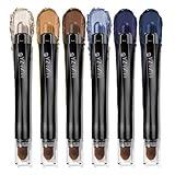 LUXAZA PRO Neutral Eyeshadow Stick Makeup Set, Metallic Shimmer Matte Cream Eye Shadow Eyeliner Brightener Pencil Crayon - Classic 6PCS A010