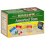 Bigelow Tea Assorted Herbal Tea Variety, Caffeine Free Tea with Mint, Lemon, Chamomile, Orange or Herbal Teas, 18 Count Box (Pack of 6), 108 Total Tea Bags (Packaging and Flavor Assortment May Vary)