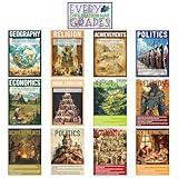 13pcs Ancient Civilizations Posters, 13.78x9.84in Ancient History Civilizations Posters History Classroom Decorations Social Studies Posters Bulletin Board Social Studies Posters for Classroom