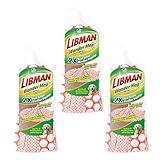 Libman Wonder Mop Head Replacement | Absorbent Microfiber | Self Wringing | Machine Washable | Multi-Surface Floor Mop | 3 Replacement Pads, 11.5 Inch