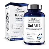 1MD Nutrition GutMD - L-Glutamine Capsules w/Prebiotic for Gut Health - L Glutamine Supplement - Supports Healthy Digestive Tract Integrity - 90 Capsules