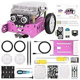 Makeblock mBot Robot Kit, STEM Projects for Kids Ages 8-12 Learn to Code with Scratch Arduino, Robot Kit for Kids, Computer Programming for Beginners Gift for Boys and Girls 8 Pink