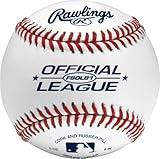 Rawlings | FLAT SEAM Official League Baseballs | FSOLB1 | Youth/14U | Recreational Use Practice | 12 Count