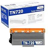 TN-720 TN720 Black Toner Cartridge Compatible High Yield TN 720 Replacement for Brother HL-5450DN HL-5470DW HL-6180DW MFC-8710DW MFC-8810DW MFC-8910DW Printer, 1 Pack