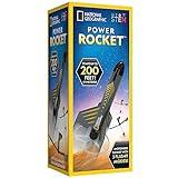 NATIONAL GEOGRAPHIC Rocket Launcher for Kids – Patent-Pending Motorized Air Rocket Toy, Launch up to 200 ft, Kids Outdoor Toys & Model Rockets, Gifts for Kids Ages 8 9 10 11 & 12, Space Toys