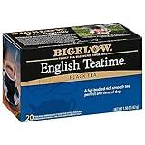 Bigelow Tea English Teatime Black Tea, Caffeinated Tea, 20 Count Box (Pack of 6), 120 Total Tea Bags