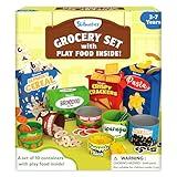 Skillmatics Grocery Set - 100+ Pieces, Play Foods, Realistic Pretend Play Toys, Kids Kitchen Set, Gift for Girls & Boys Ages 3, 4, 5 & Up