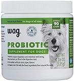 Amazon Brand - Wag Probiotic Supplement Daily Chews for Dogs, Supports Digestion and Gut Health, Natural Duck Flavor, 90 count