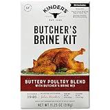 Kinder's Butcher's Turkey Brine and Rub Kit with Brining Bag, Garlic and Herb, 12-ounces