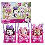 Disney Junior Minnie Mouse Polka Dot Pets 3-Pack Figures, Officially Licensed Kids Toys for Ages 3 Up, Amazon Exclusive