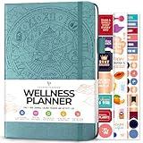 Legend Wellness Planner & Food Journal – Daily Diet & Health Journal with Exercise & Weight Loss Tracker – Nutrition Diary, 6 Months (Aquamarine)