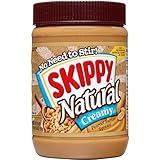 Skippy Natural Peanut Butter, Creamy, 26.5 oz