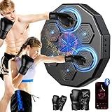 2025 New Music Boxing Machine with Two Pairs of Gloves Upgraded 2.0 Smart Bluetooth Music Boxing Parent-Child Games Wall-Mounted Exercise Equipment for Home