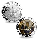 US Military Challenge Coin Presidential 1776 Declaration of Independence Commemorative Coin