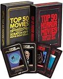 Movie Fan Bundle, Top 50 Movies + Top 50 Horror Movies Sctatch Off Decks. Complete The Challenge and Take Movie Nights to The Next Level!