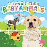 Little Hippo Books Baby Animals - A Noisy Touch and Feel Sensory Book Featuring Farm Sounds