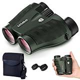 12x30 Compact HD Binoculars for Adults and Kids High Powered - Large View Binoculars with Clear Low Light Vision - Super Bright Lightweight & Waterproof Binoculars for Bird Watching Travel Hunting